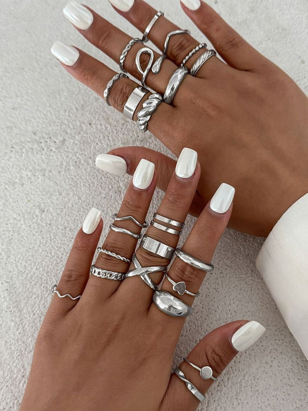 Set Of 24 Gold-Plated Finger Ring