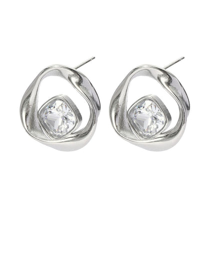 SALTY Artificial Stones Studded Contemporary Studs