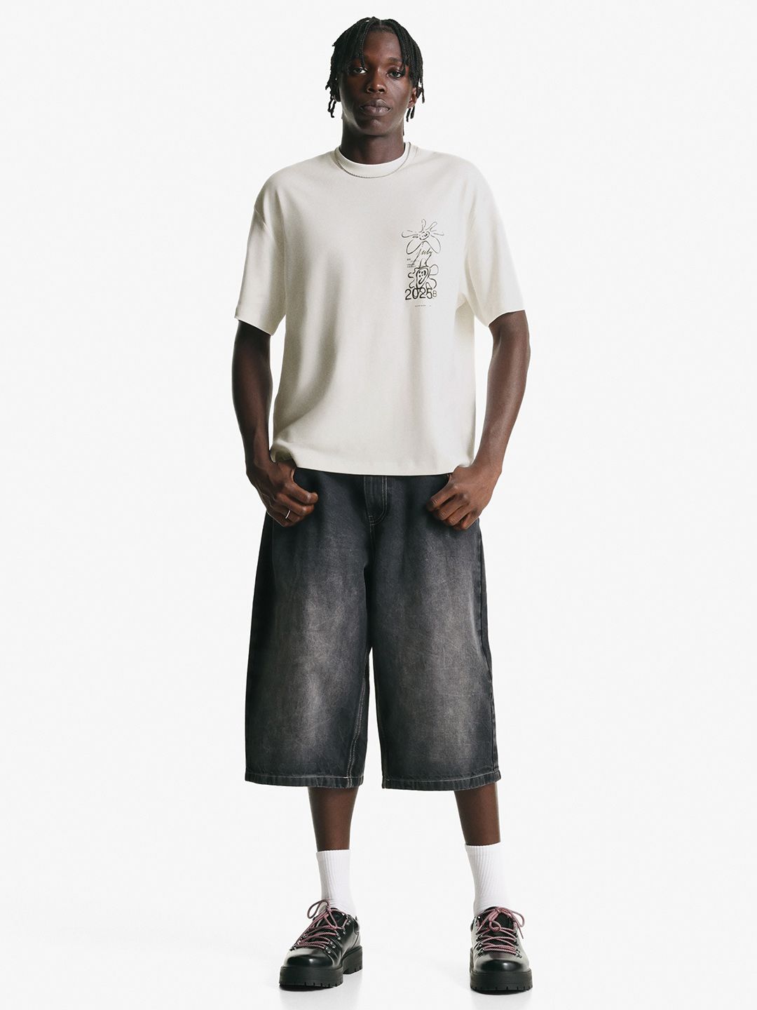 Short sleeve T-shirt with print