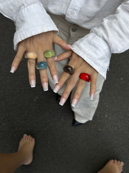 Resin Finger Ring