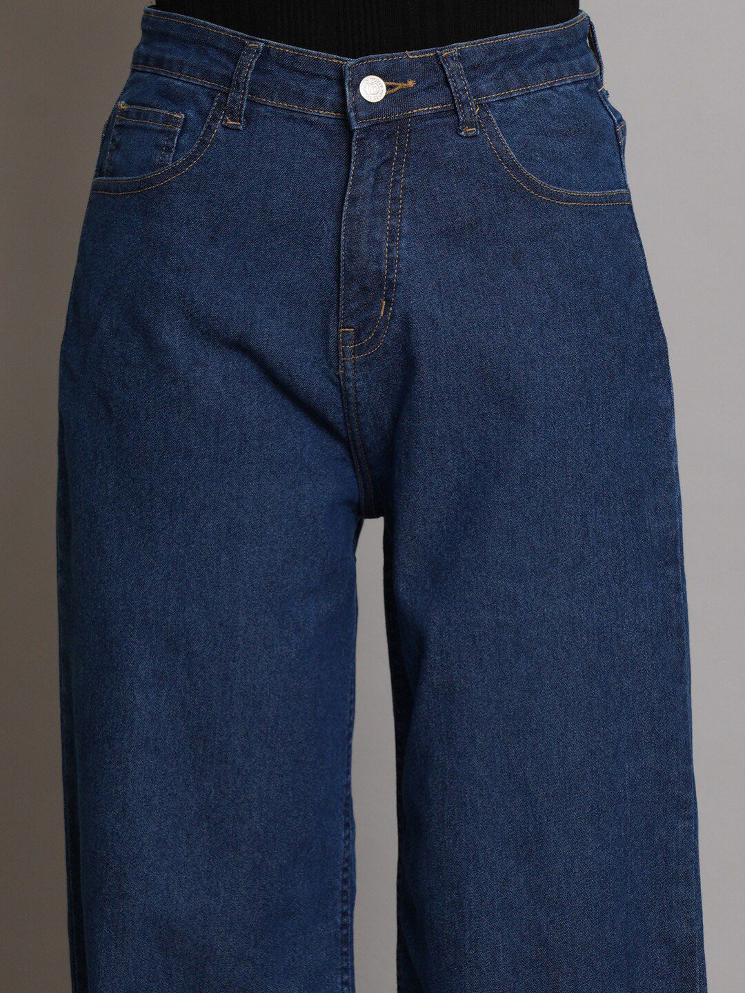 Women Jean Bootcut Straight Fit High-Rise Stretchable Jeans