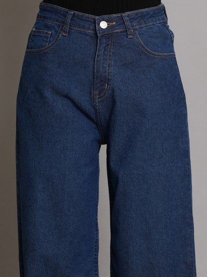 Women Jean Bootcut Straight Fit High-Rise Stretchable Jeans