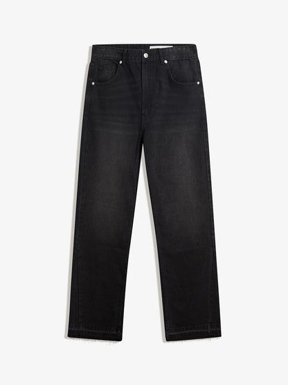 Straight-fit flared jeans