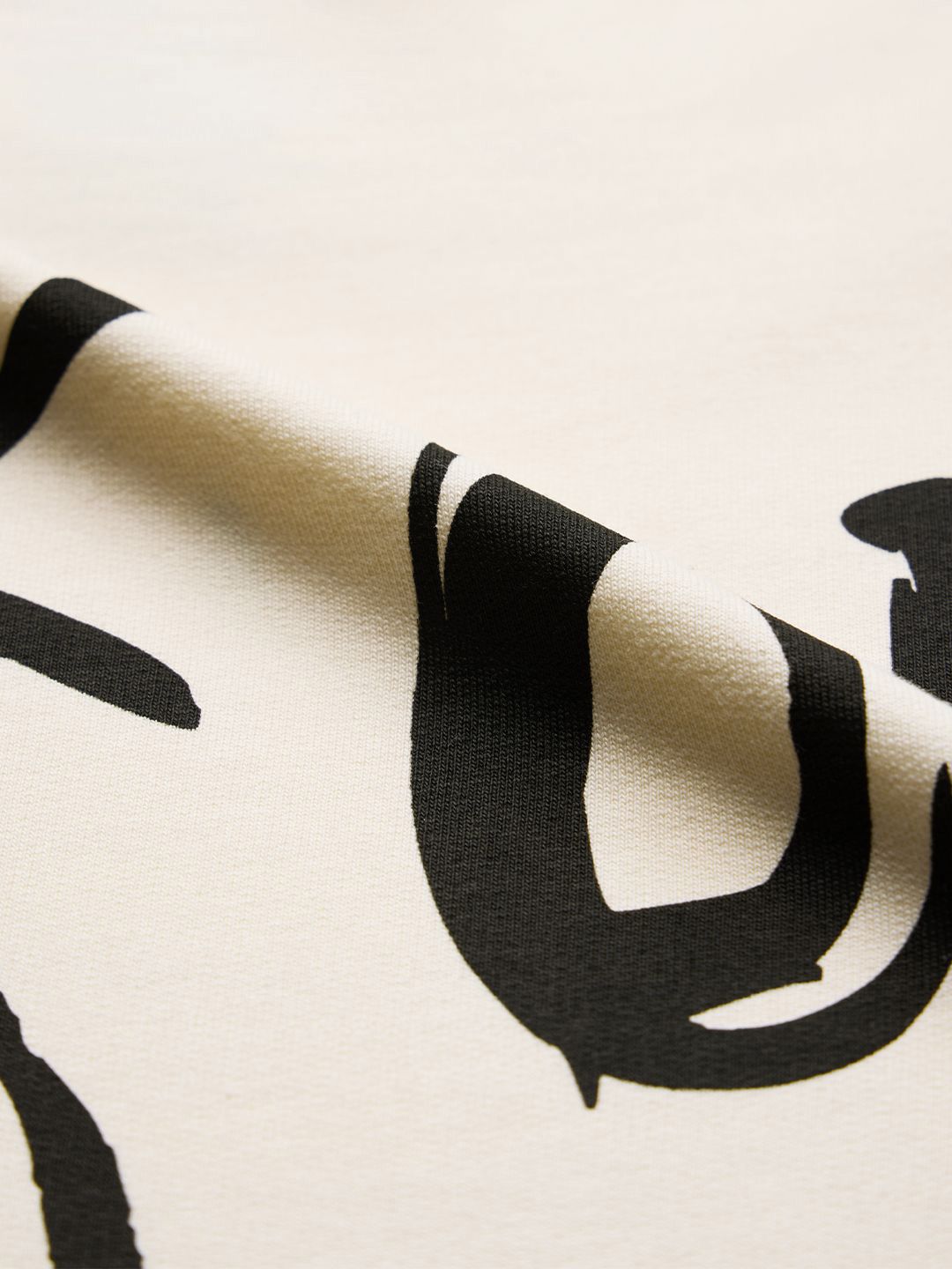 Men Oversized Kung Fu Panda Off White Tshirts