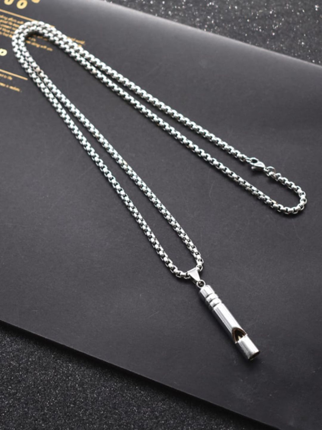 SALTY Men Stainless Steel Contemporary Pendants with Chains