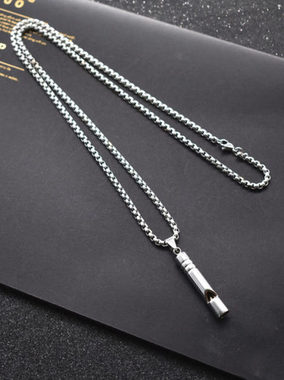 SALTY Men Stainless Steel Contemporary Pendants with Chains