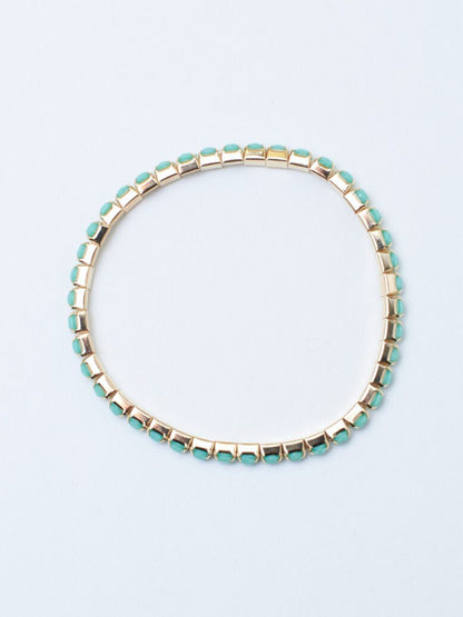 SALTY Set Of 4 Gold-Plated Bangle-Style Bracelets