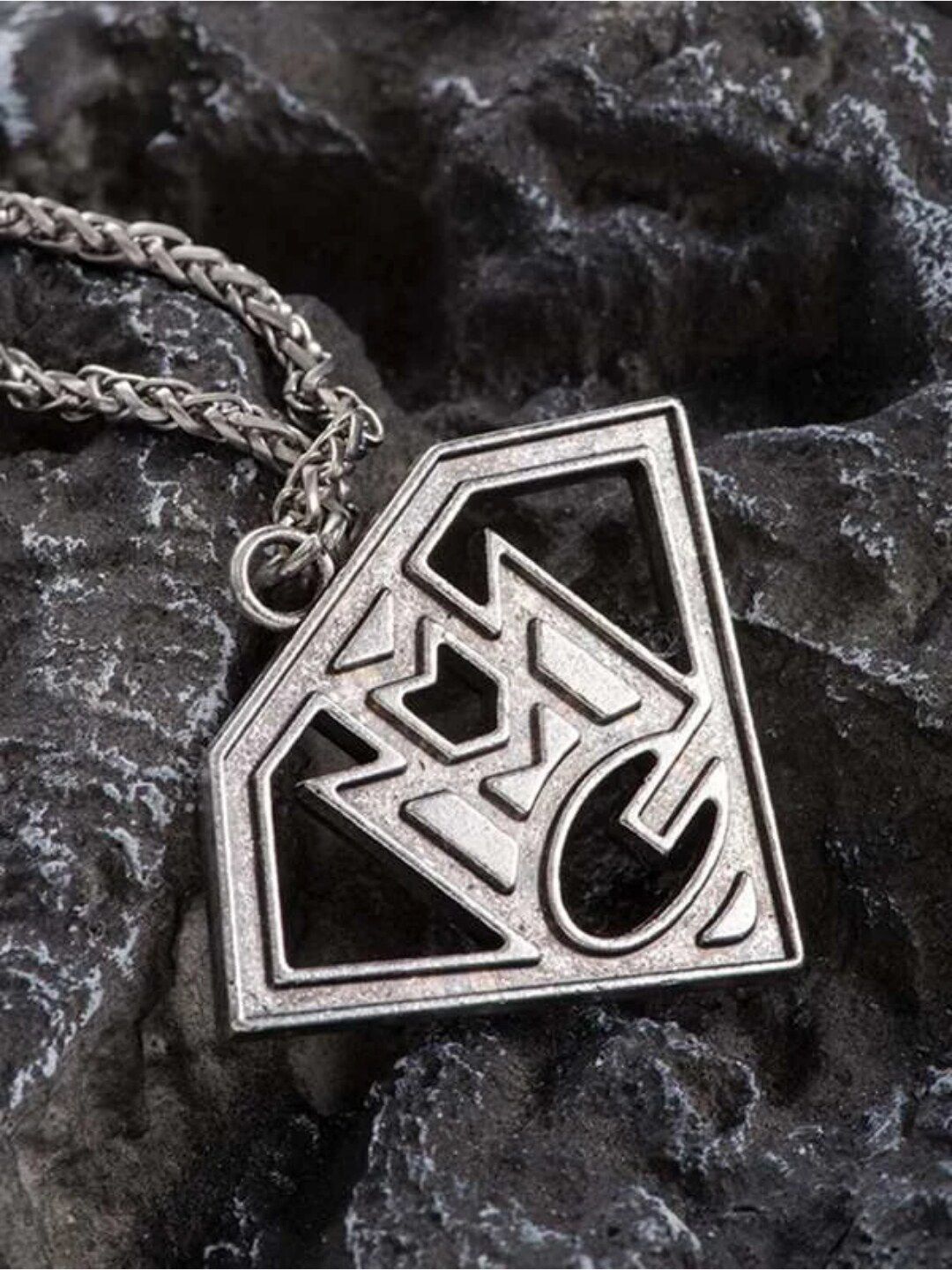 SALTY Men Silver-Toned Chain