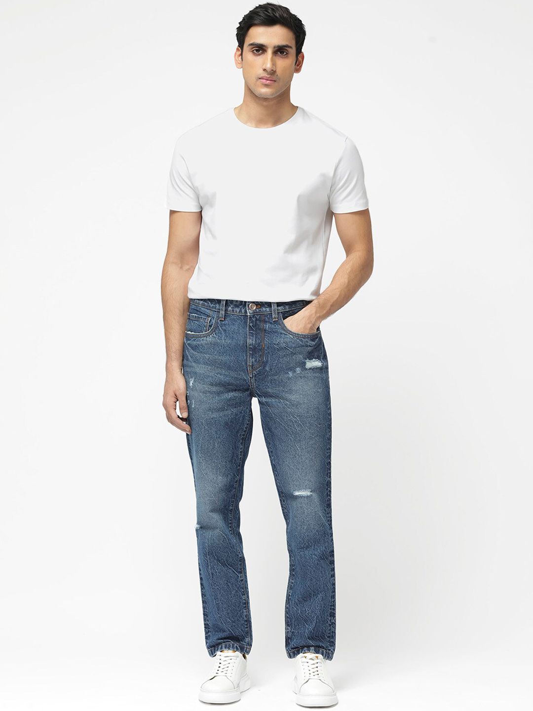 Men Callip Slim Fit Cotton Jeans
