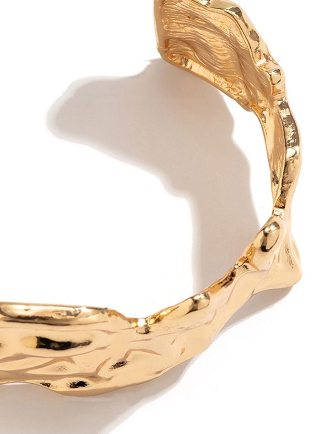 Men Hand Painted Gold-Plated Kada Bracelet