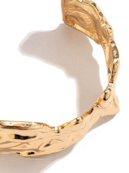 Men Hand Painted Gold-Plated Kada Bracelet