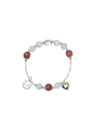 SALTY Sweetheart Rose Beaded Elasticated Bracelet