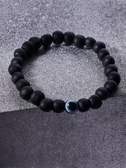 SALTY Men Evil Beaded Elasticated Bracelet