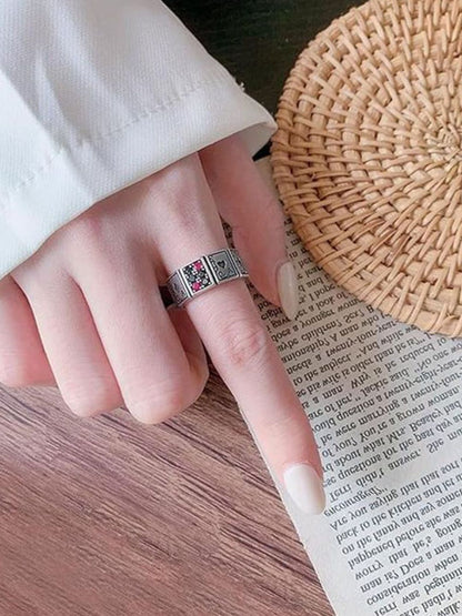 SALTY Pack of 2 Men Fortunes Card Ring
