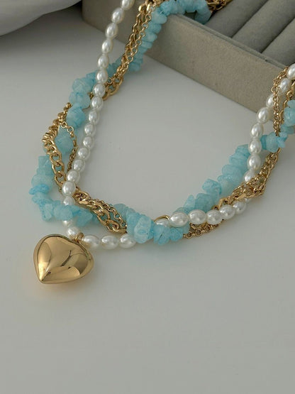 Gold-Plated Enamelled Chain