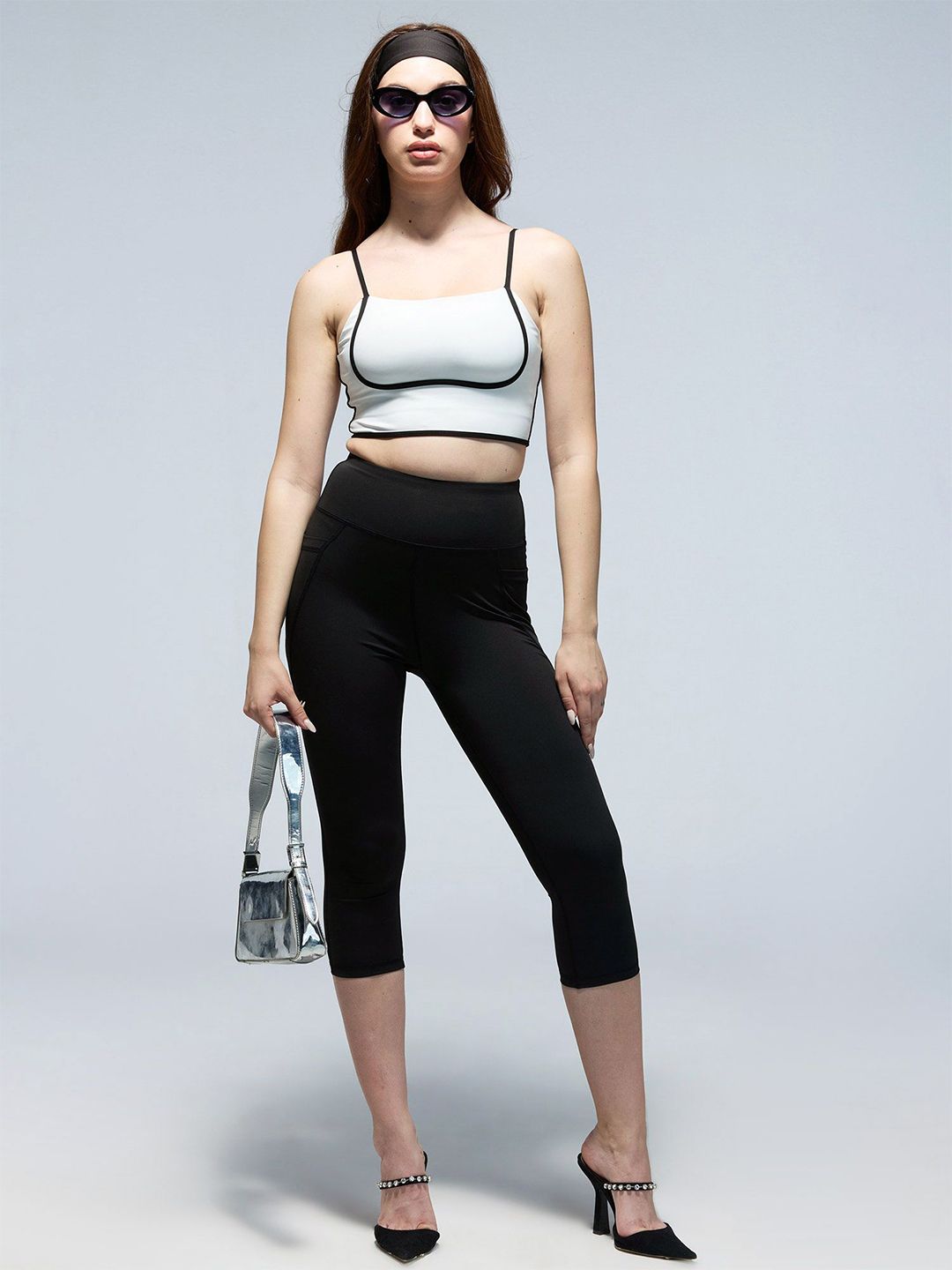 White Contrast Trim Top