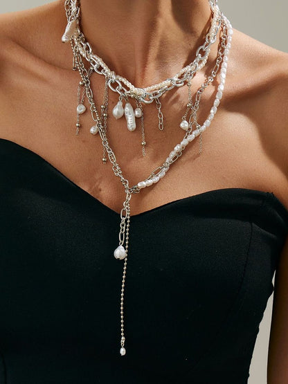 Silver-Plated Handcrafted Necklace