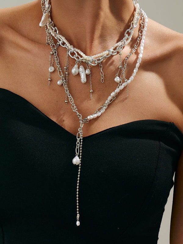 Silver-Plated Handcrafted Necklace