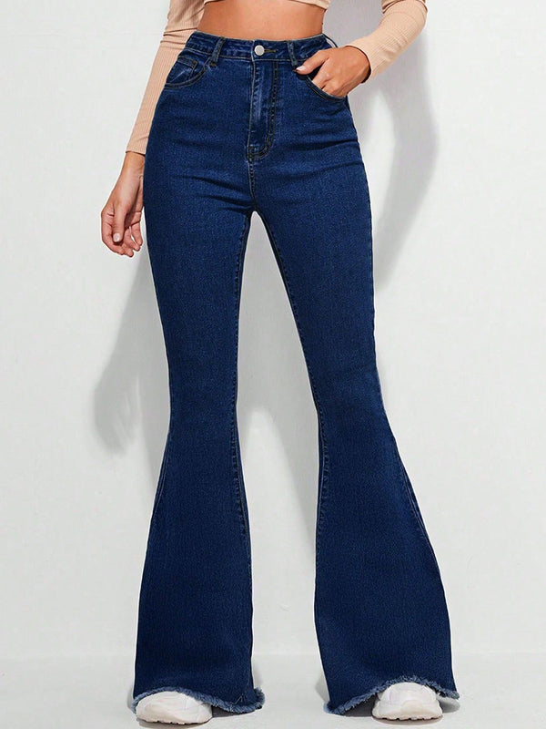 Women Bootcut High-Rise Stretchable Jeans