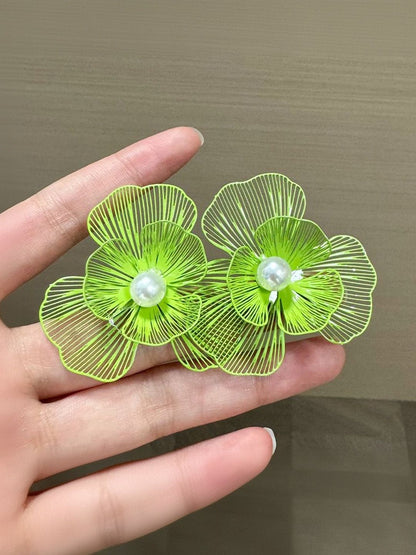 Floral Drop Earrings