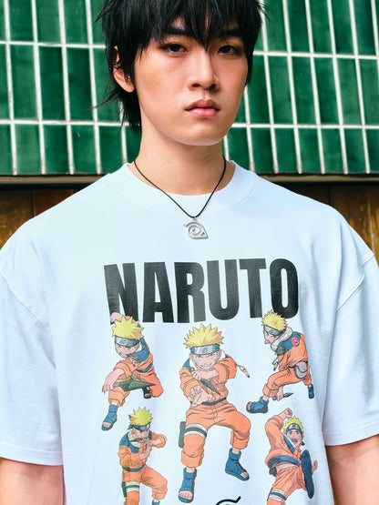 Men Dynamic Ninja Printed Cotton Oversized T-shirt