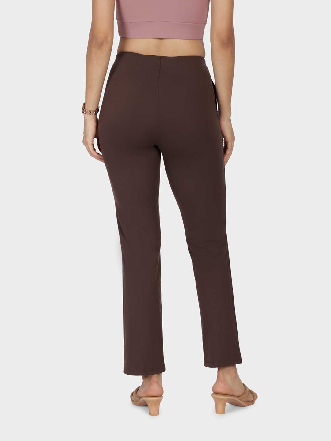 Women Ultimate Straight Fit High-Rise Pleated Trouser Tall Variant