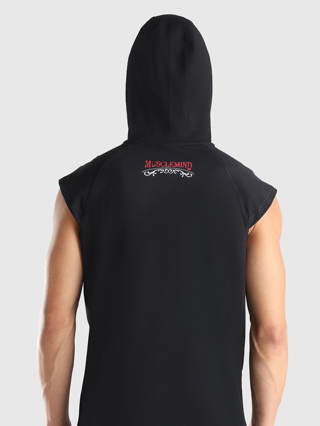 Men X-Dry Soft Typography Printed Hooded T-shirt