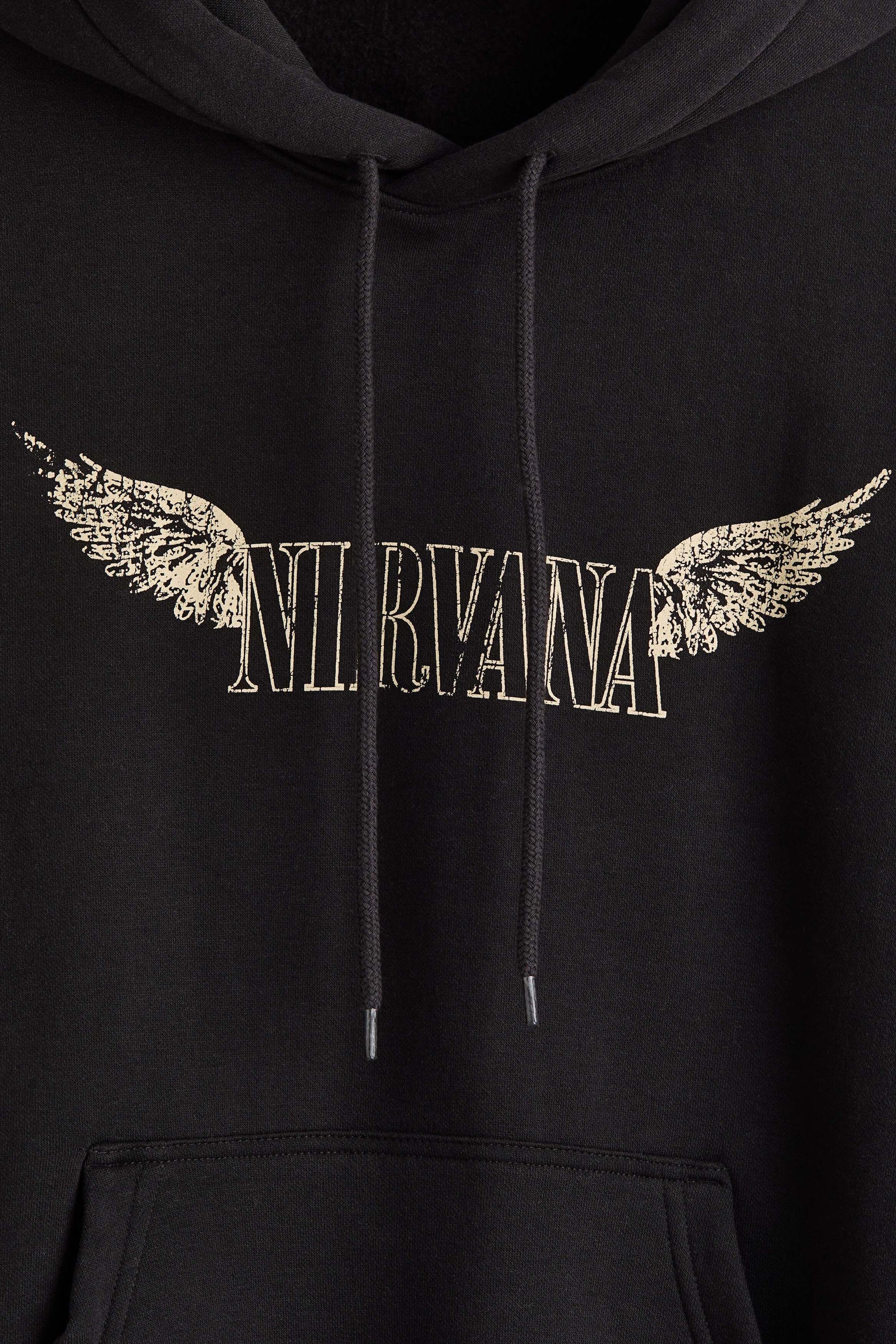 Loose Fit Printed Hoodie