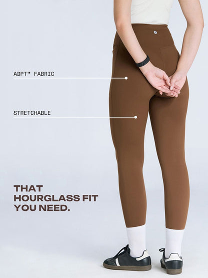 Brown Hourglass Snug Leggings