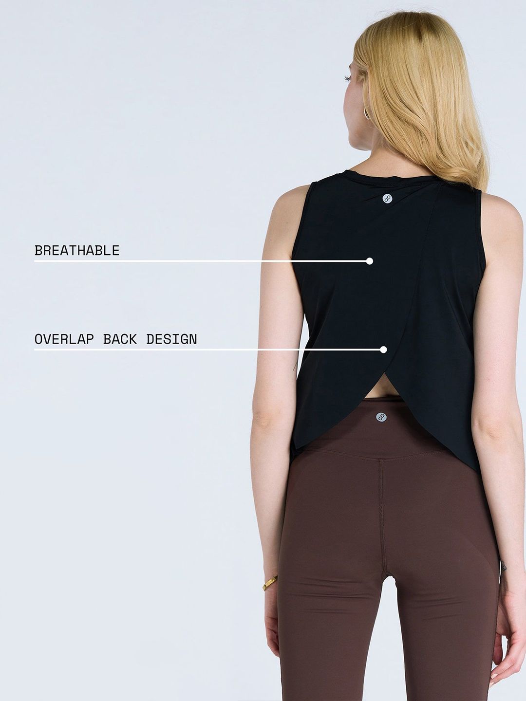 Black Overlap Tank