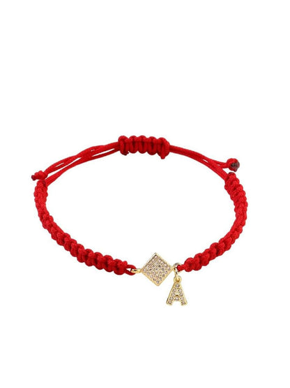 SALTY Women Artificial Stones Studded Stainless Steel Charm Bracelet