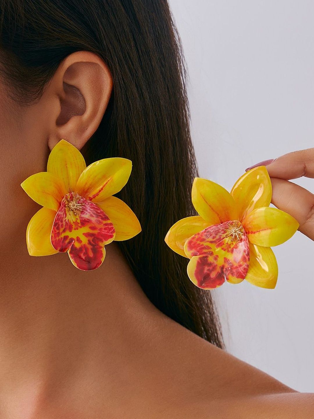 Women Floral Studs Earrings