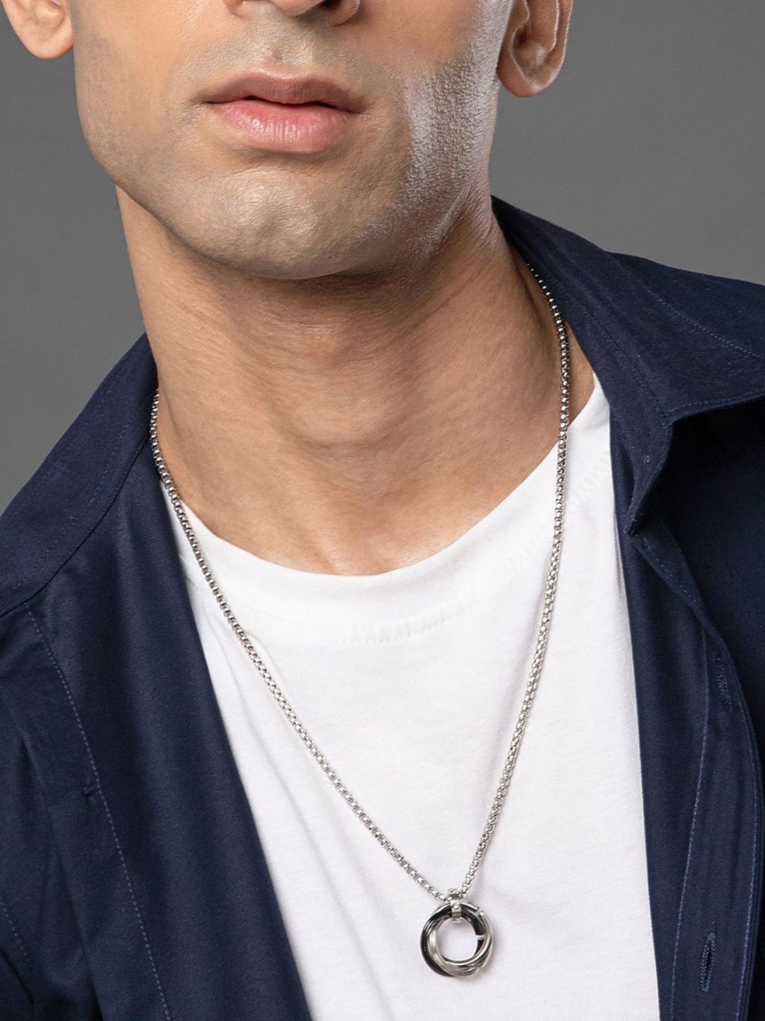 SALTY Set Of 2 Rebel & Rocky Pendant With Chain