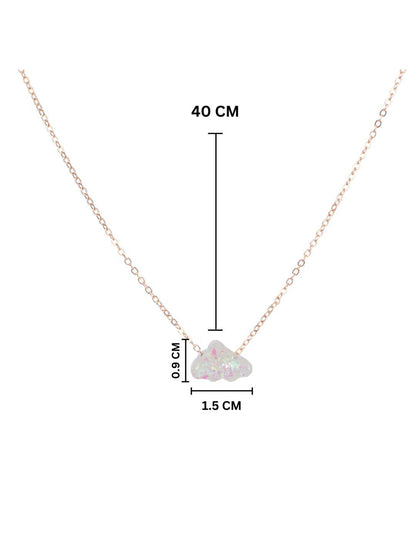 SALTY Dreamy Cloud Pendant Minimal Necklace
