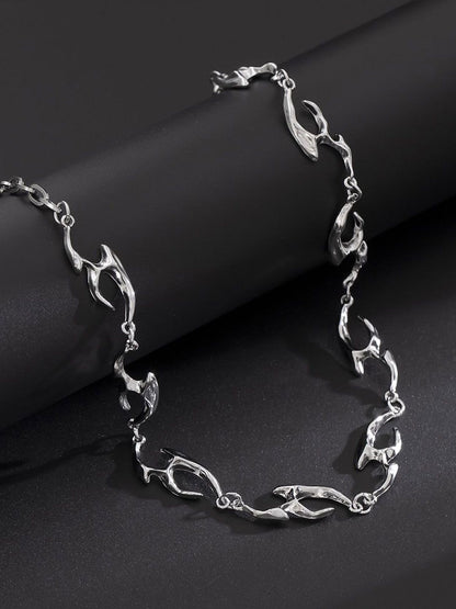 Silver-Plated Minimal Necklace