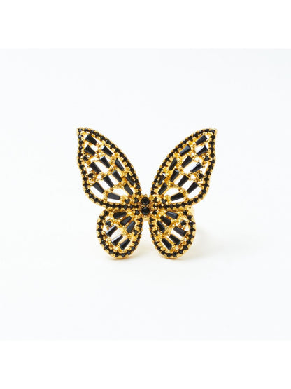SALTY Serene Butterfly Bliss Stylish Adjustable Finger Ring