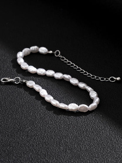 Men Silver-Plated Link Bracelet