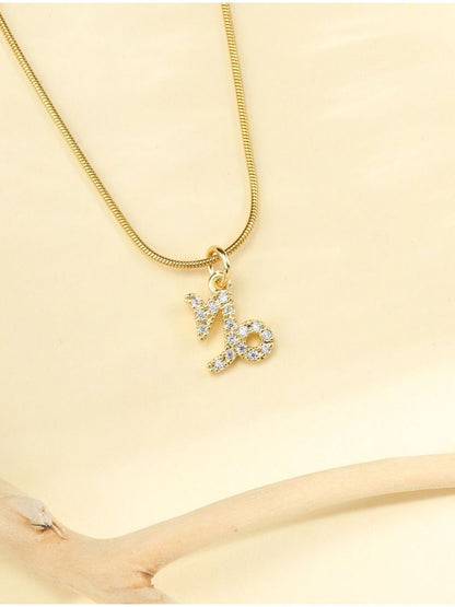 SALTY Set Of 2 Capricorn & Pisces Pendant With Chain