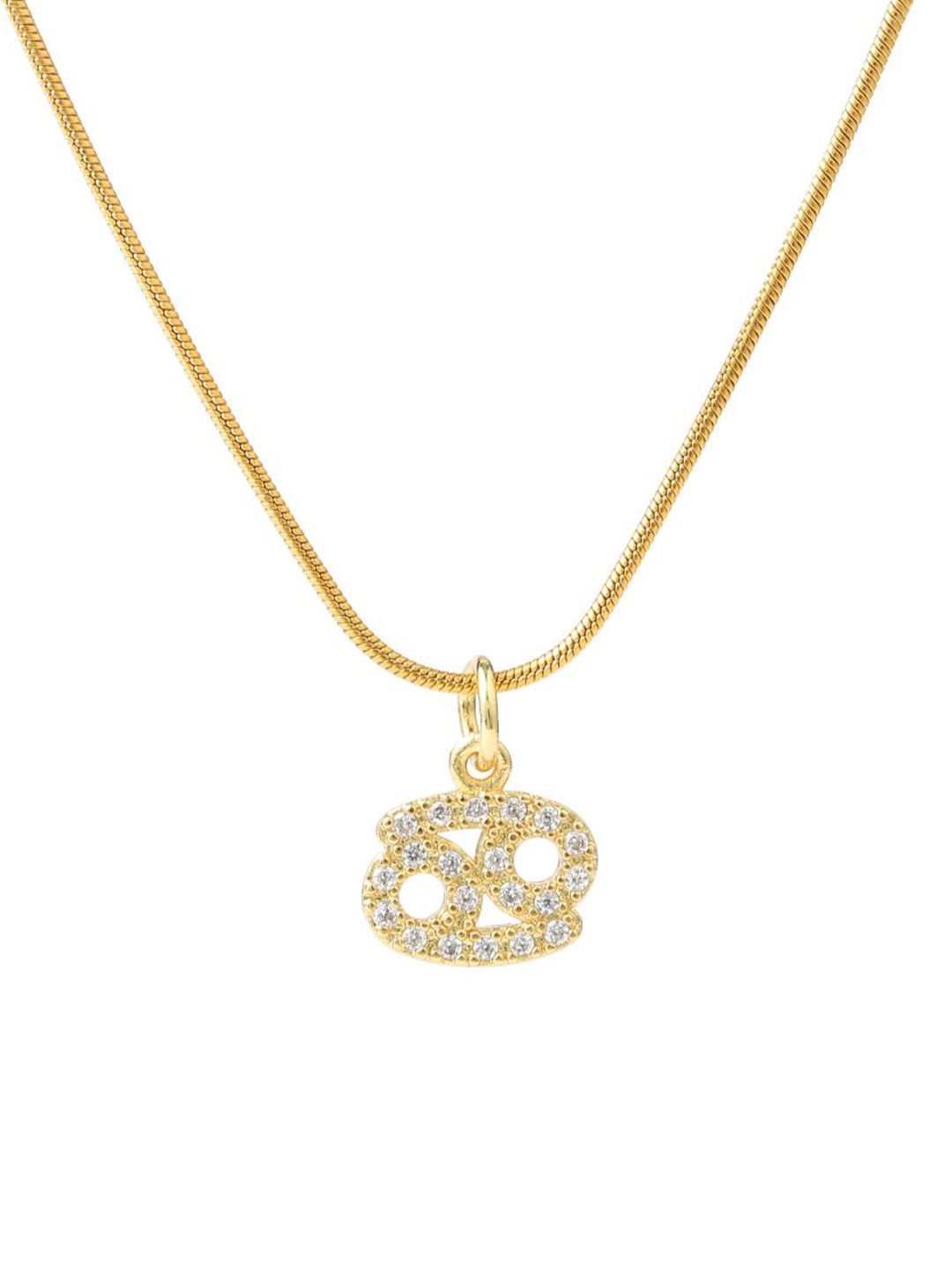SALTY Cosmic Zodiac Pendant With Neck Chain - Cancer