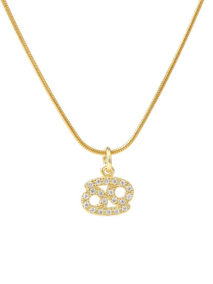 SALTY Cosmic Zodiac Pendant With Neck Chain - Cancer