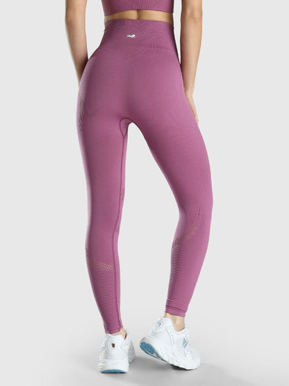 Dry Fit High Rise Ankle Length Gym Seamless Workout Tights