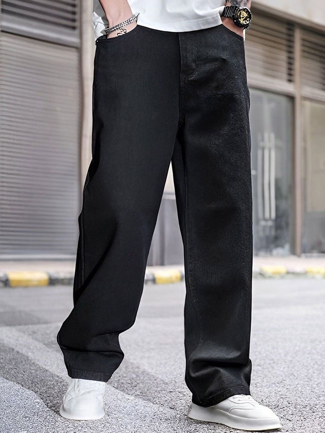 Men Low-Rise Stretchable Jeans