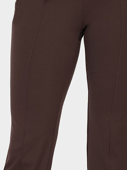 Women Ultimate Straight Fit High-Rise Pleated Trouser Tall Variant