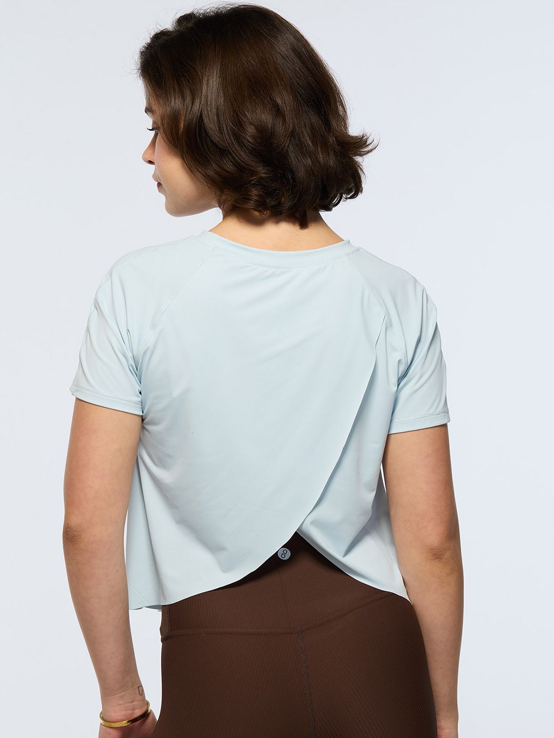 Sky Blue Overlap Tee