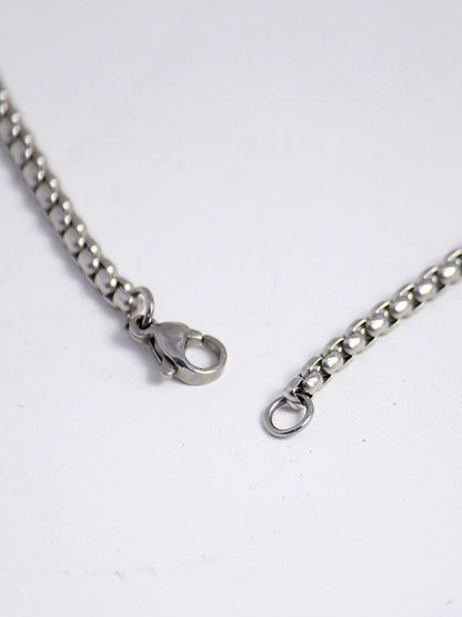 SALTY Men Silver-Toned Chain