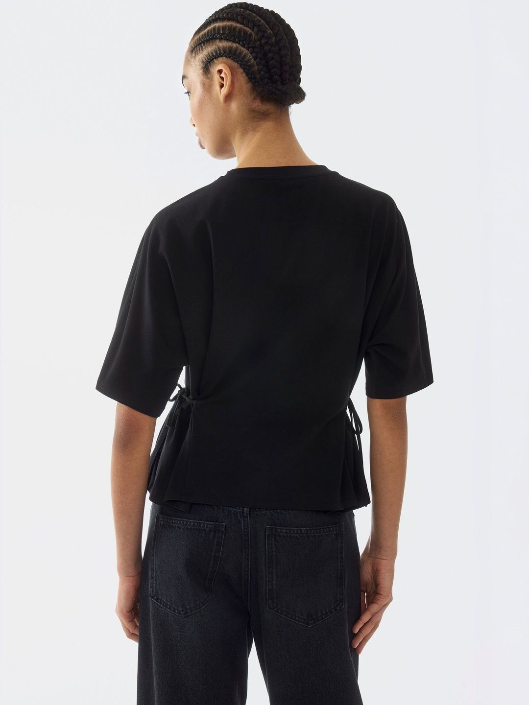Tie-detail T-shirt