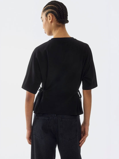 Tie-detail T-shirt