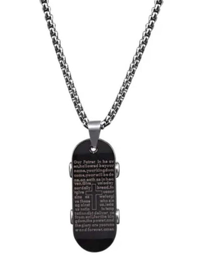 SALTY Men Stainless Steel Contemporary Pendants with Chains