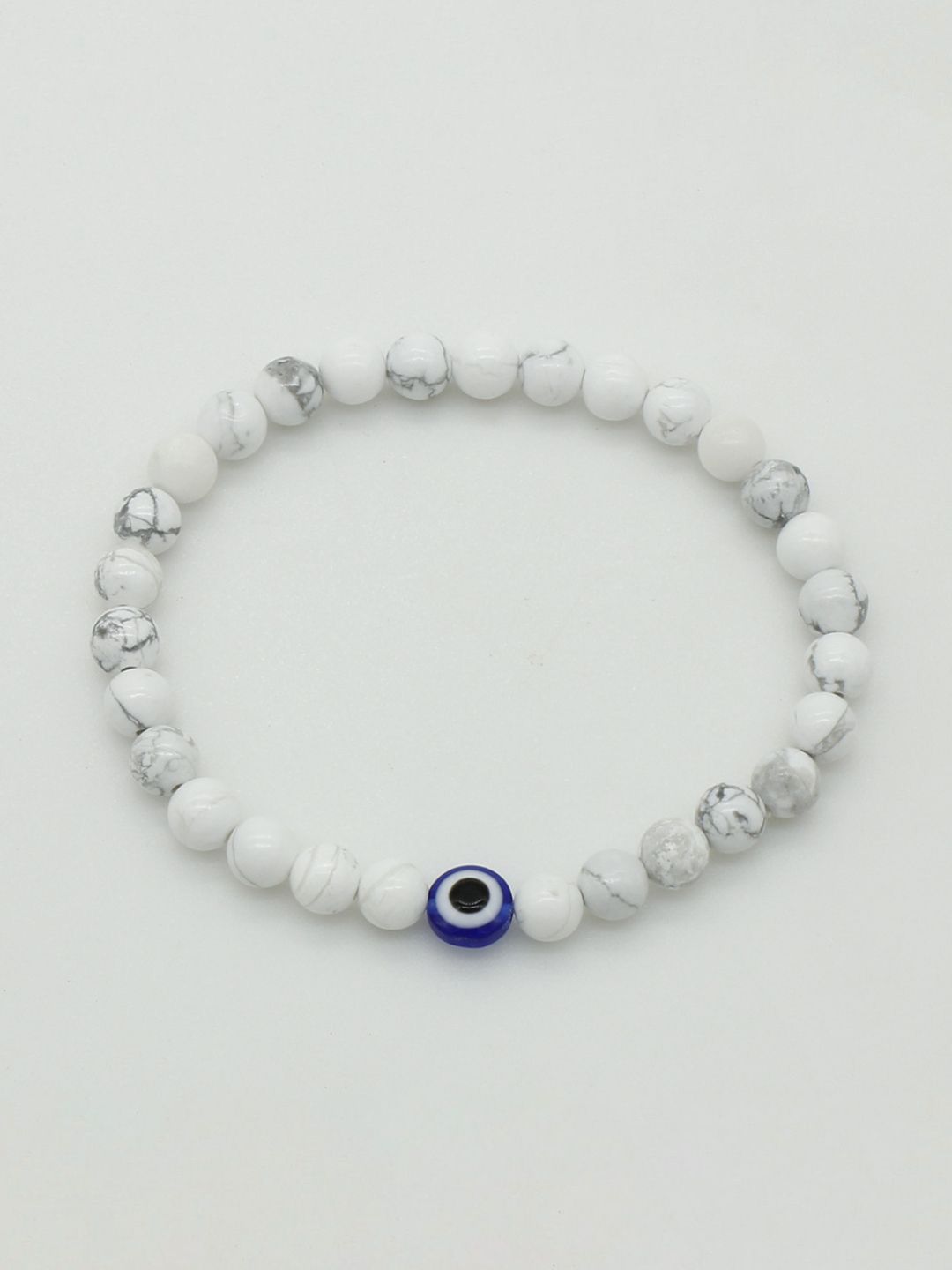 SALTY Pack of 2 Men Protective Evil Eye Natural Stone Band