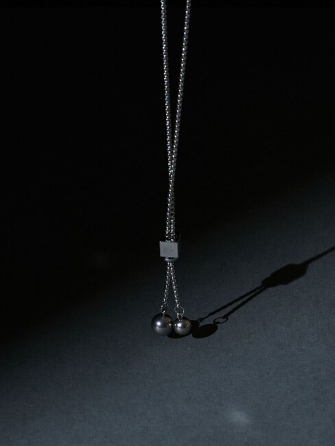 SALTY Stainless Steel Satin Tassel Chain